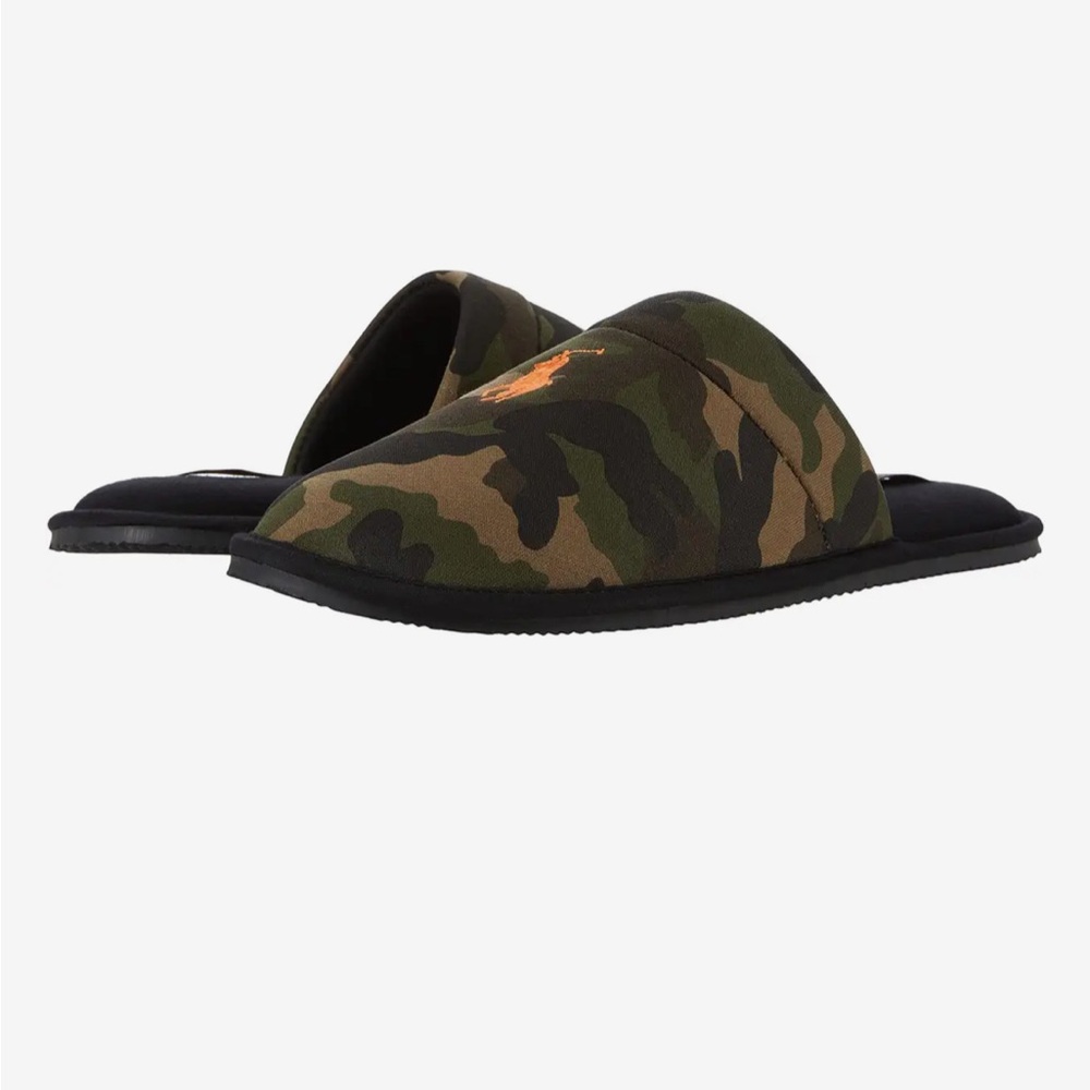 Men's polo Ralph Lauren Camouflage Slippers, size 8